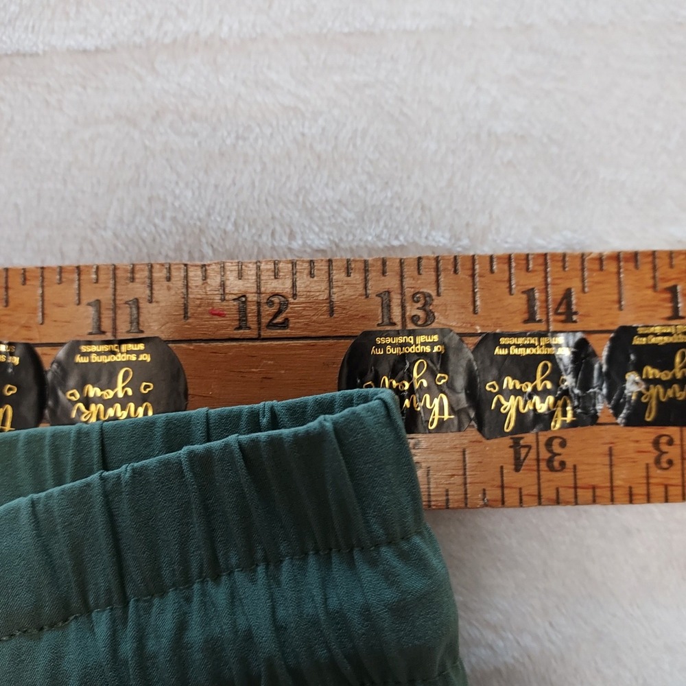 Womens Cargo Joggers Sage Green High Rise Pockets Gorpcore Casual Activewear S - Picture 4 of 7
